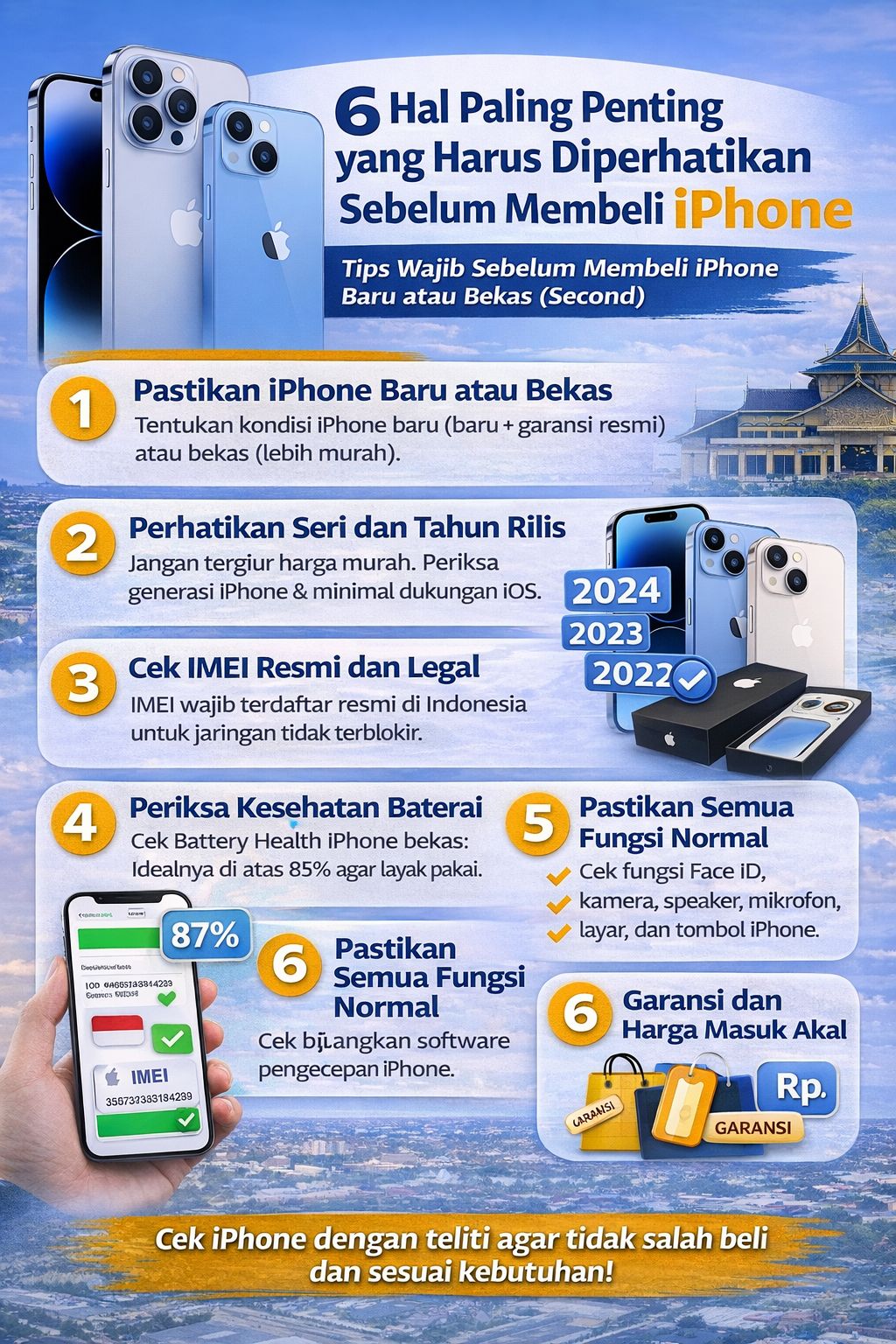 6 Hal Paling Penting yang Harus Diperhatikan Sebelum Membeli iPhone