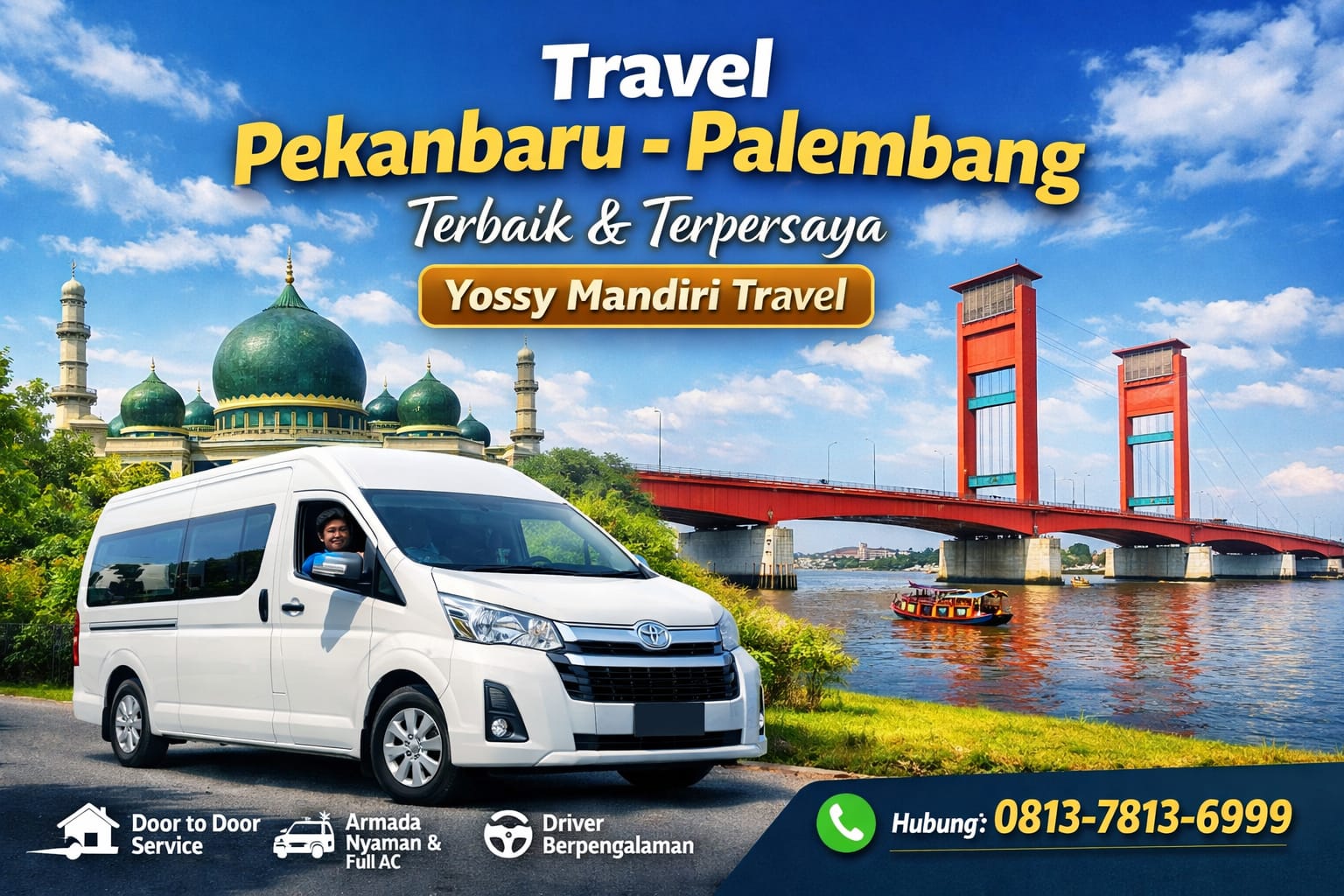 Travel Pekanbaru Palembang Yossy Mandiri