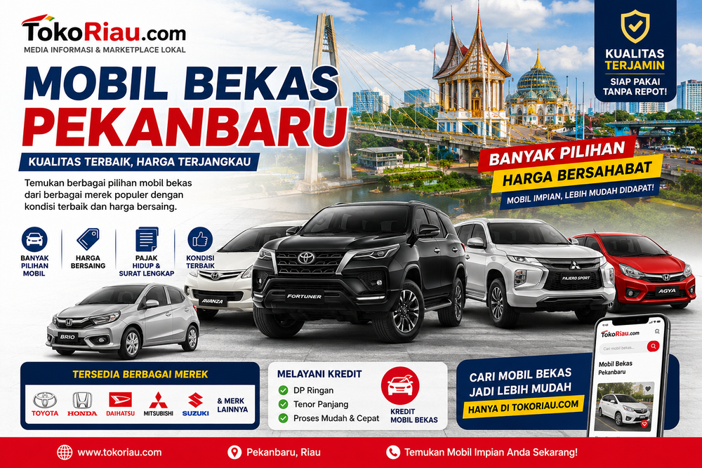Cari Mobil Bekas Pekanbaru sekarang di TokoRiau.com