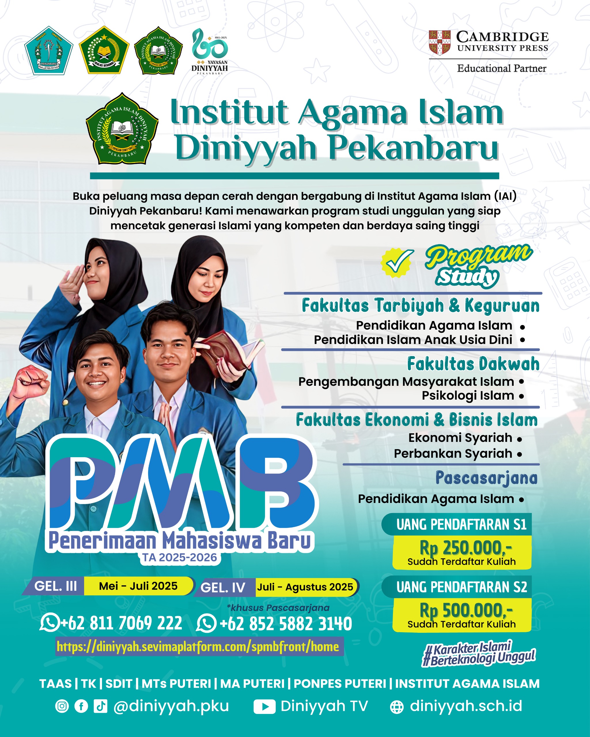 Ayo Kuliah Islami dan Modern di IAI Diniyah Pekanbaru