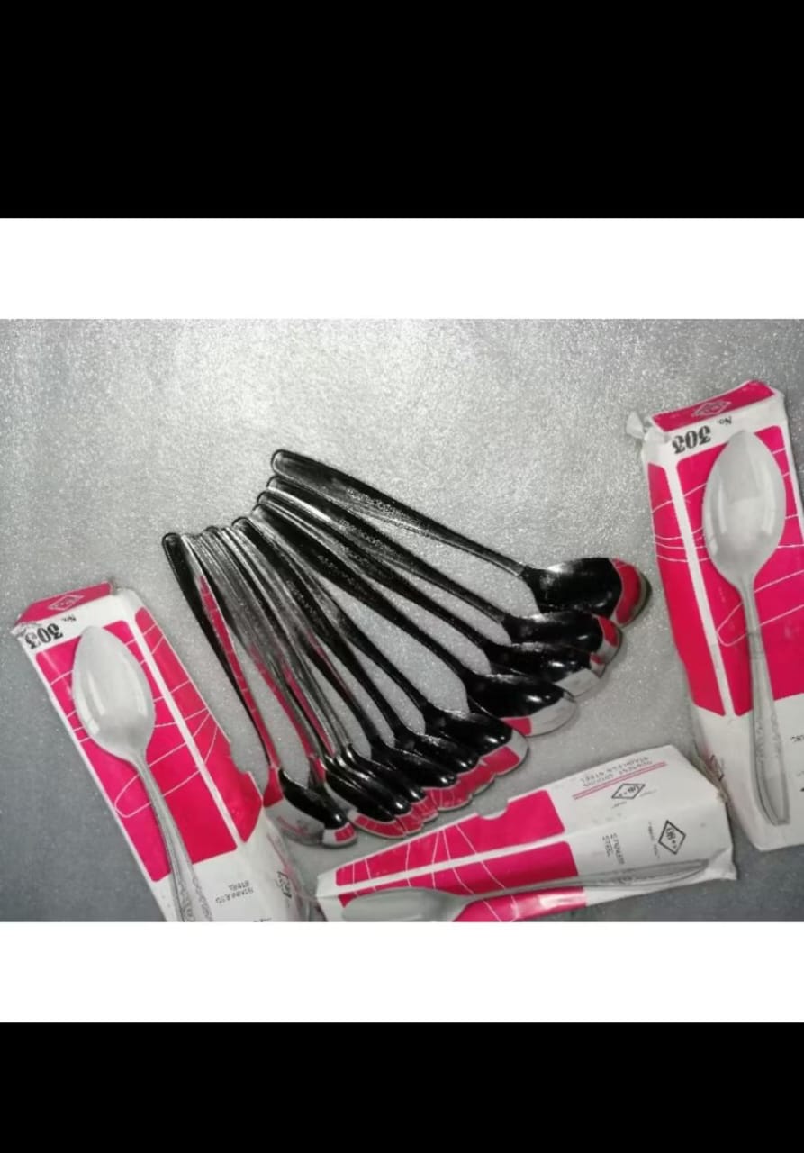 Bundling sendok makan bahan stainless stell tebal dan tahan lama