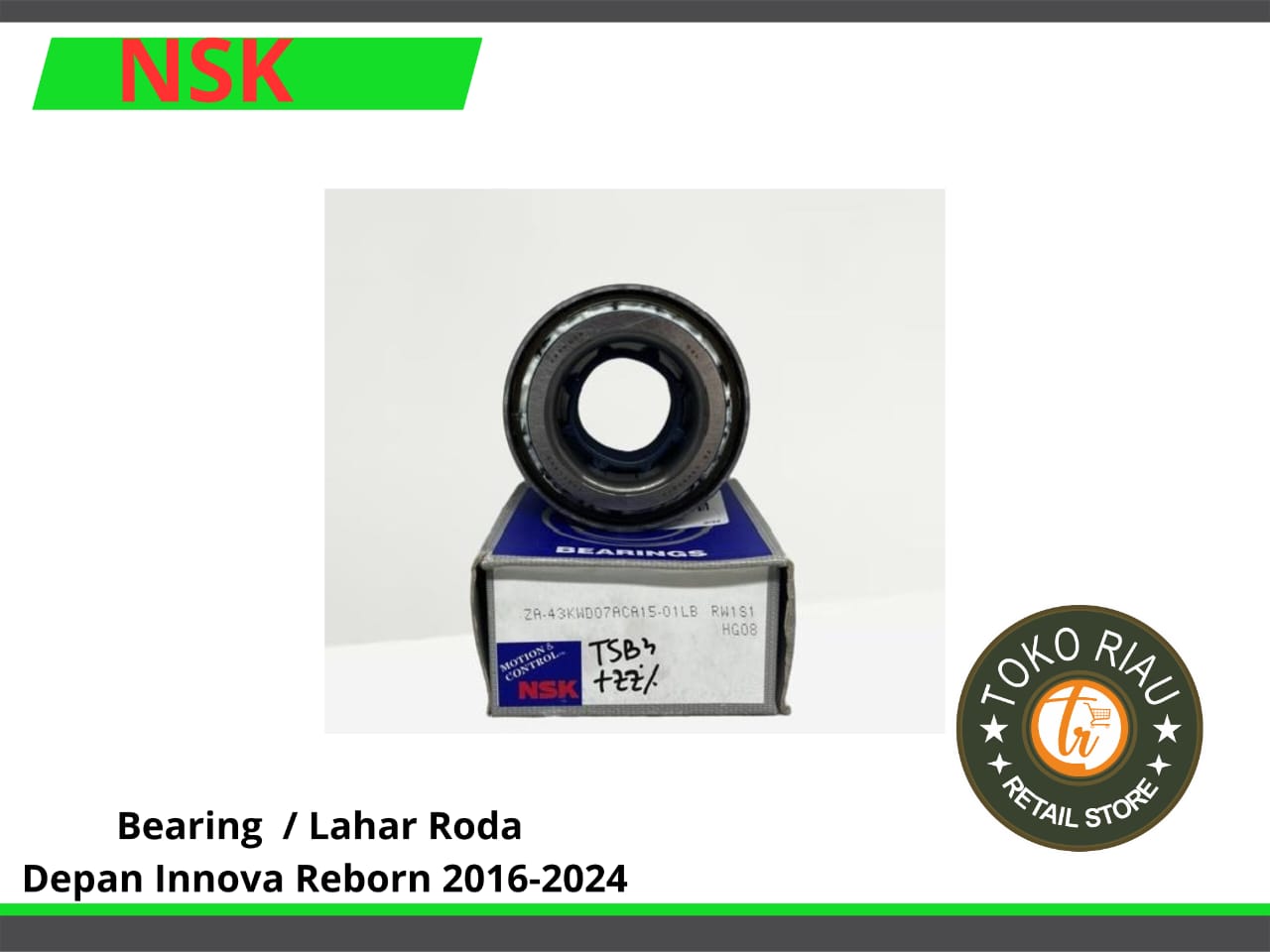 Bearing / Lahar Roda Depan Innova Grand dan Innova Reborn