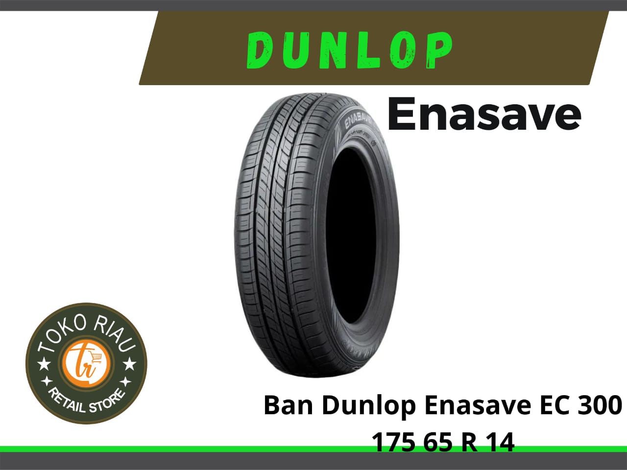 Ban Dunlop Enasave Ec 300 Ukuran 175 / 65 / R14