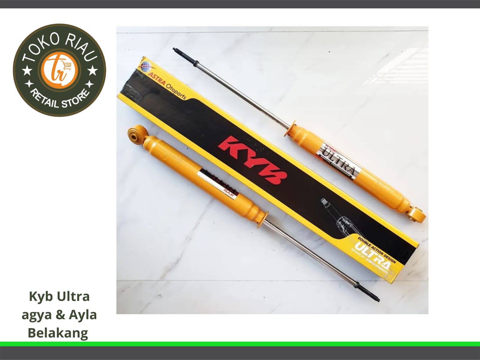 Shockbreaker Belakang Agya Ayla 2013-UP Kayaba Ultra Harga Sepasang