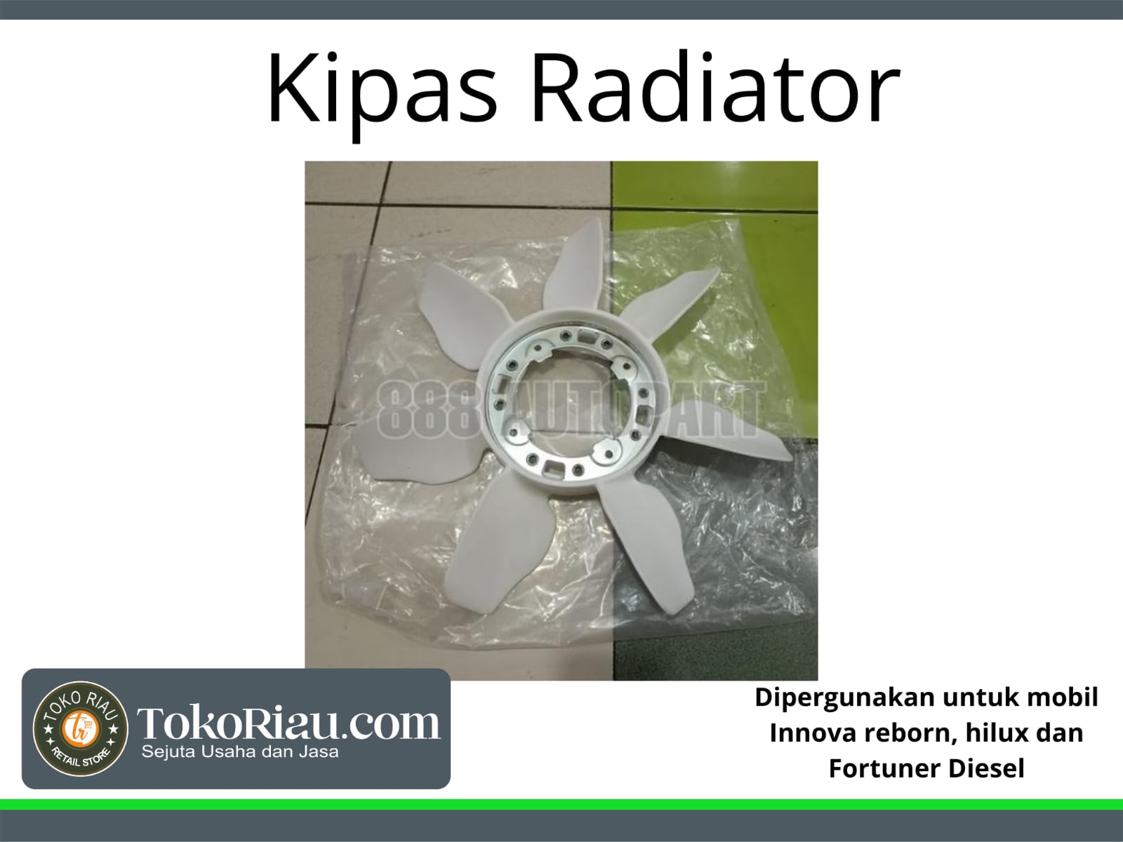 Kipas Radiator Innova Reborn , Hilux dan Fortuner Diesel