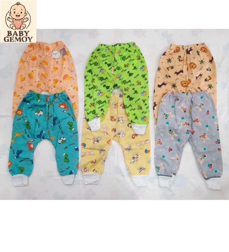 Celana Panjang Bayi Ukuran XL Usagi Gold Warna Full Print 3 pcs SNI