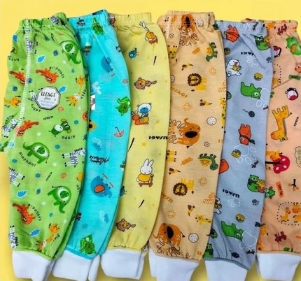 Celana Panjang Bayi Ukuran XXL Usagi Gold Warna Full Print 3 pcs SNI
