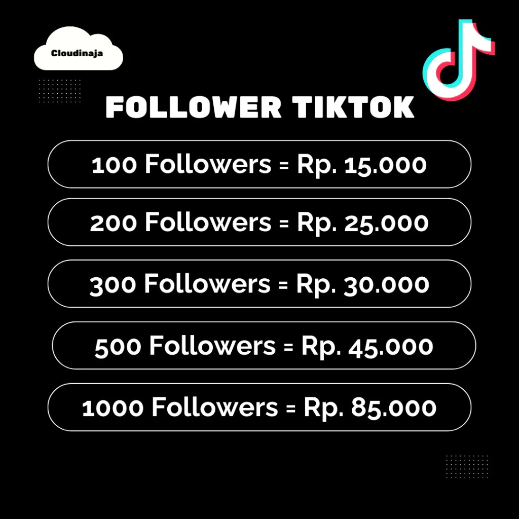 Followers Tik-tok Indonesia Murah Proses Cepat