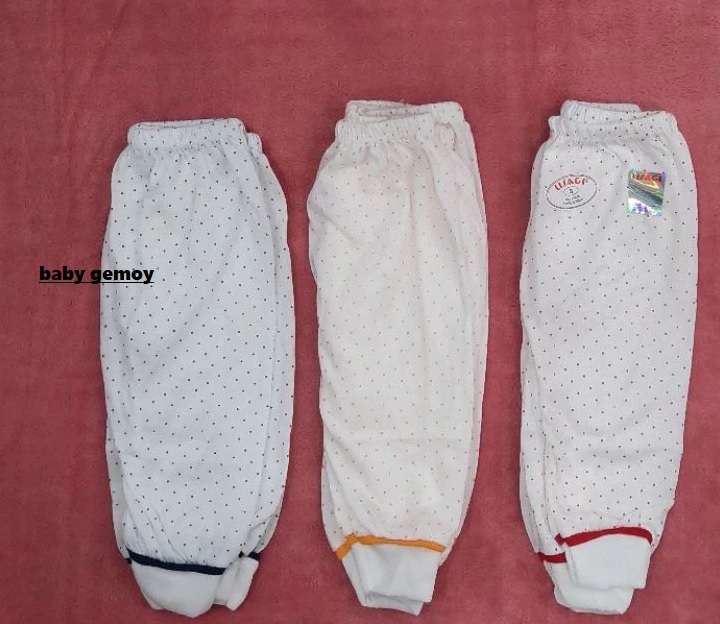 Usagi Celana Panjang Bayi Bintik Ukuran XL Katun SNI 3 Pcs