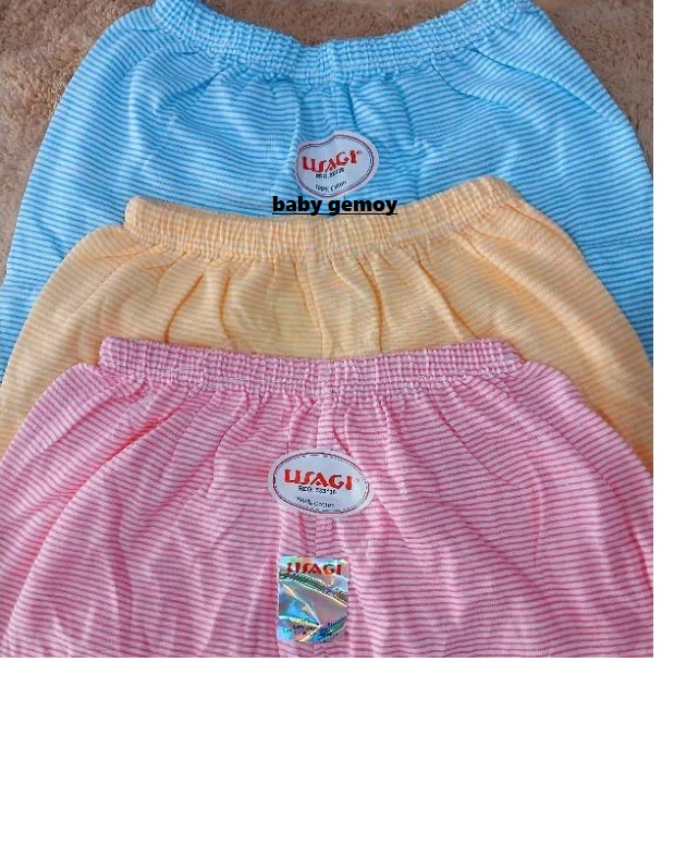 3 pcs Usagi Celana Panjang Usagi Salur Ukuran M Katun SNI