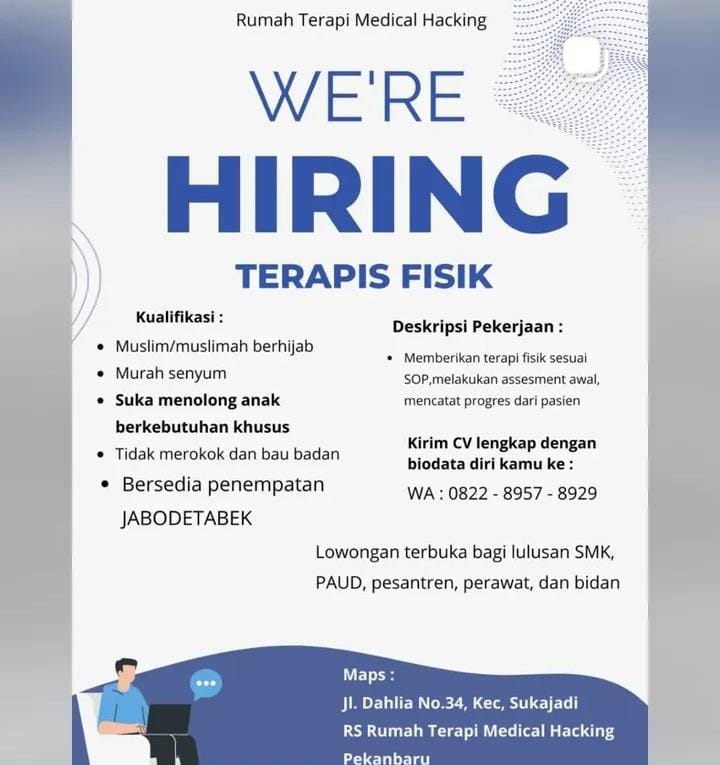 Loker Terapis Fisik