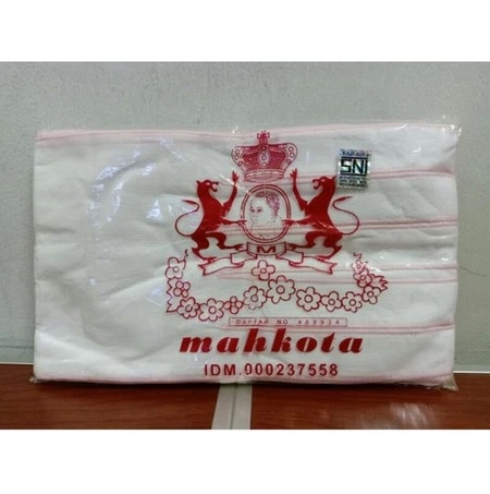 Mahkota Gurita Bayi Katun Polos 6 Pcs