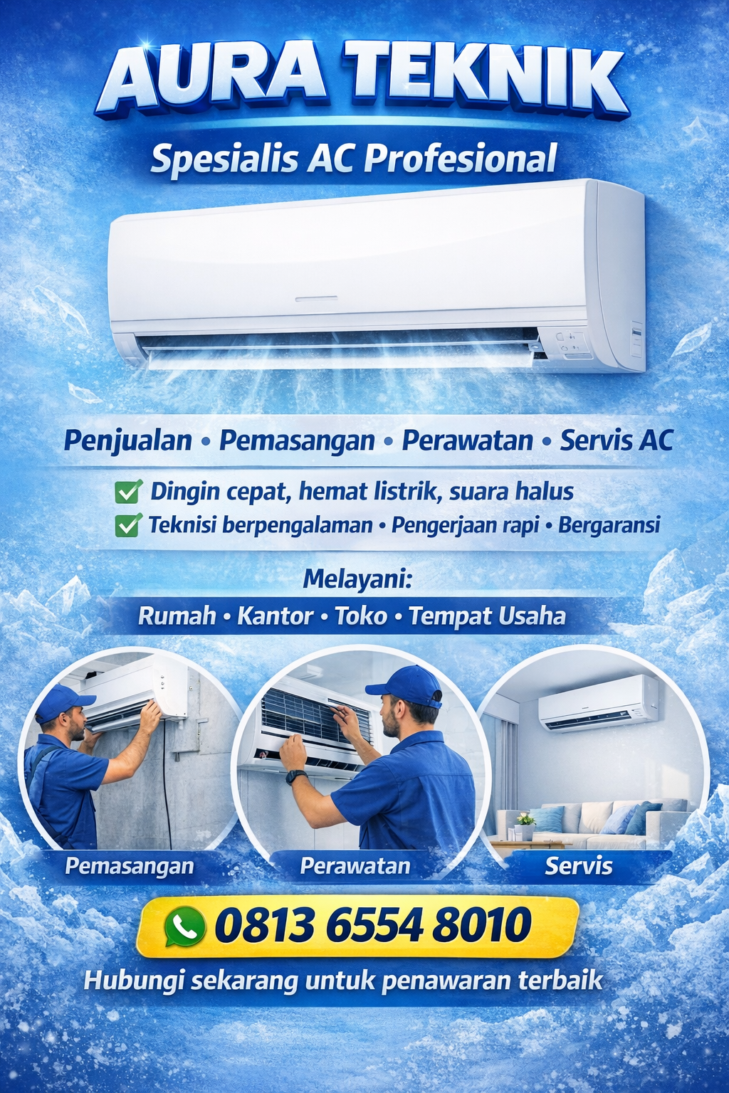 Servis Ac Aura Teknik Rumbai
