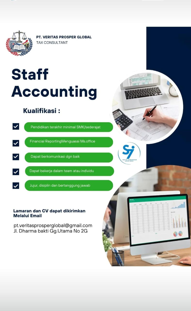 Lowongan Kerja Staff Accounting Pekanbaru