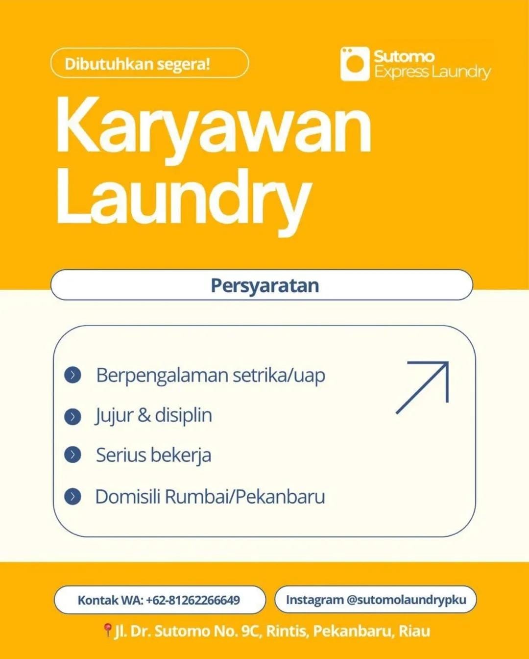 Lowongan Kerja Laundry Pekanbaru