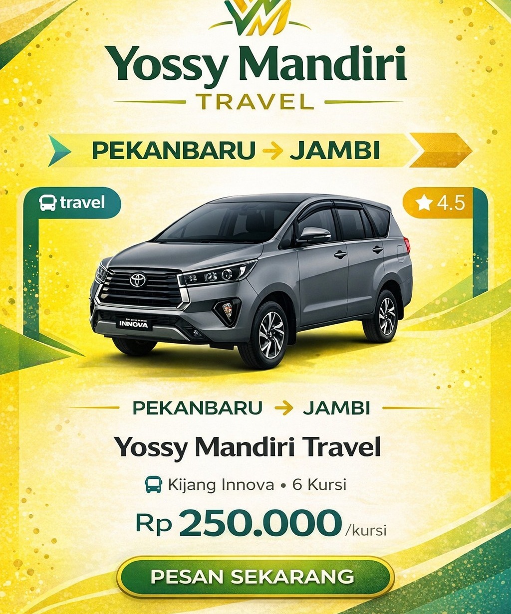 Travel Pekanbaru - Jambi